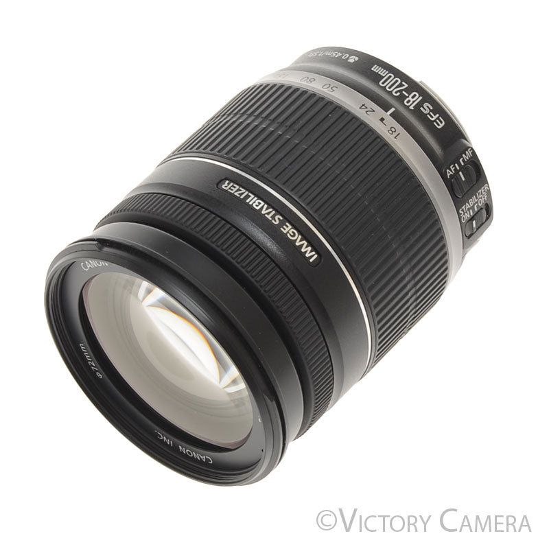 Canon EF-S 18-200mm f3.5-5.6 IS Macro Telephoto Zoom Lens [EXC+] - Victory Camera
