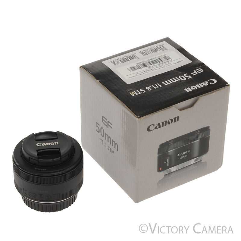 Canon EF EOS 50mm f1.8 STM Prime Lens [MINT-] - Victory Camera