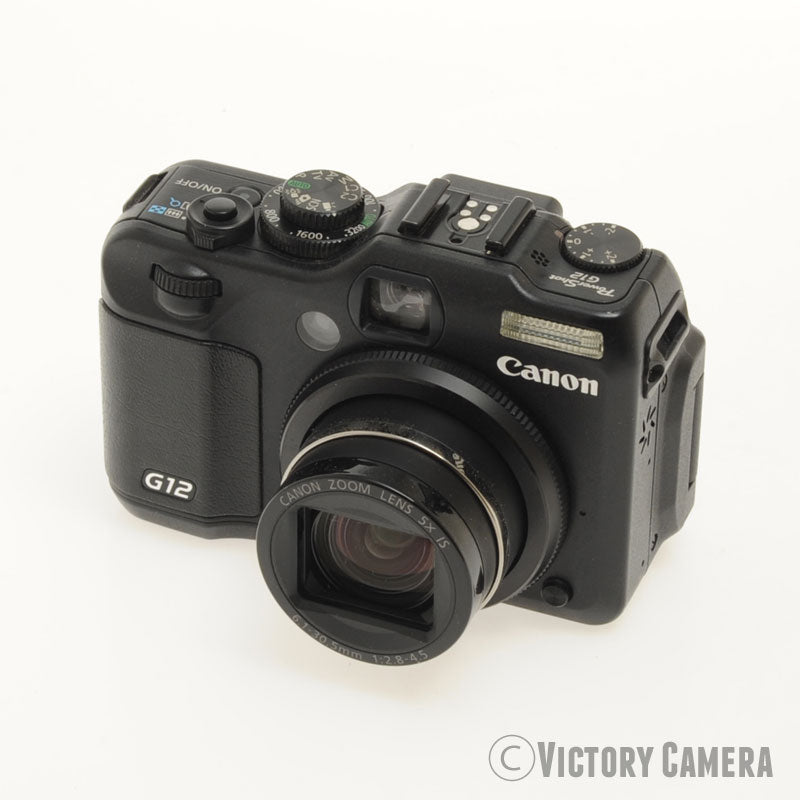 Canon PowerShot G12 10MP Digital Point & Shoot Camera [EXC-] - Victory Camera