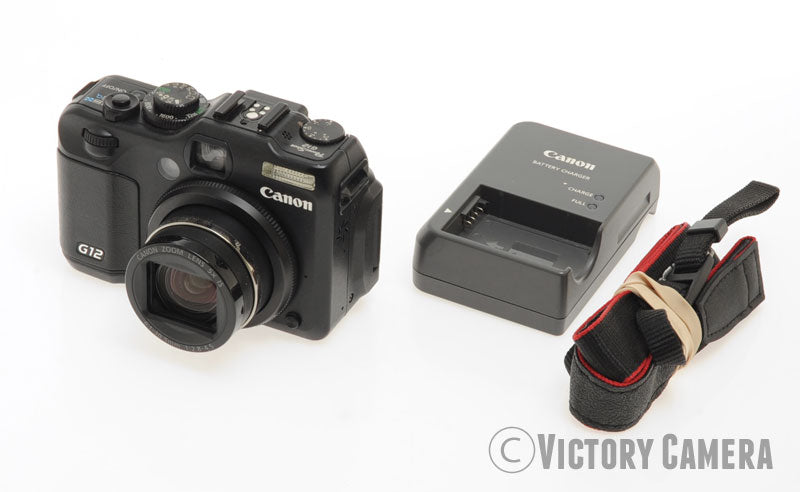 Canon PowerShot G12 10MP Digital Point & Shoot Camera [EXC-] - Victory Camera