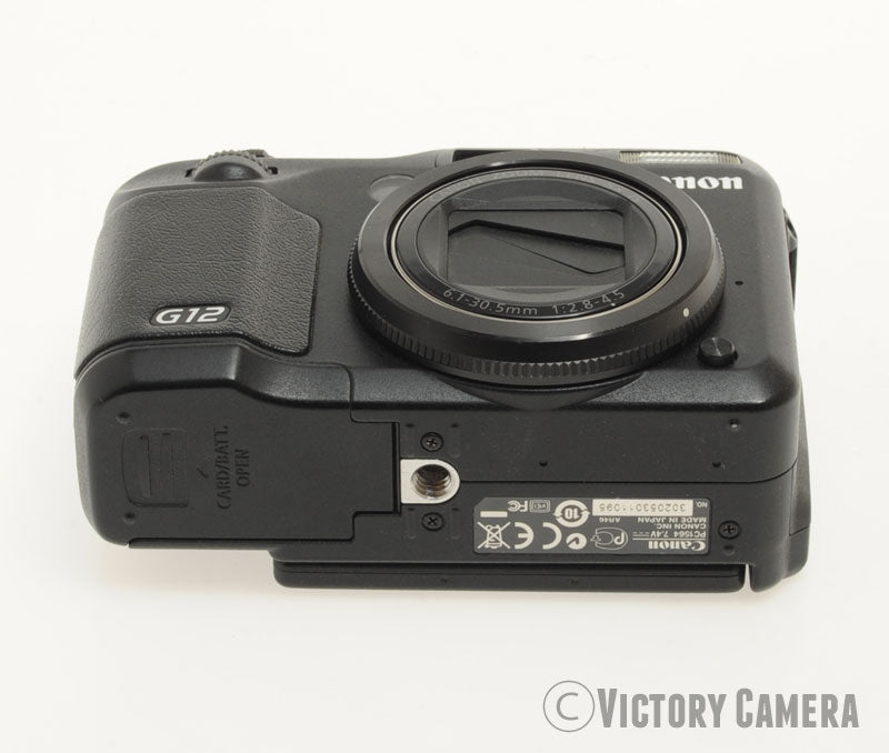 Canon PowerShot G12 10MP Digital Point & Shoot Camera [EXC-] - Victory Camera