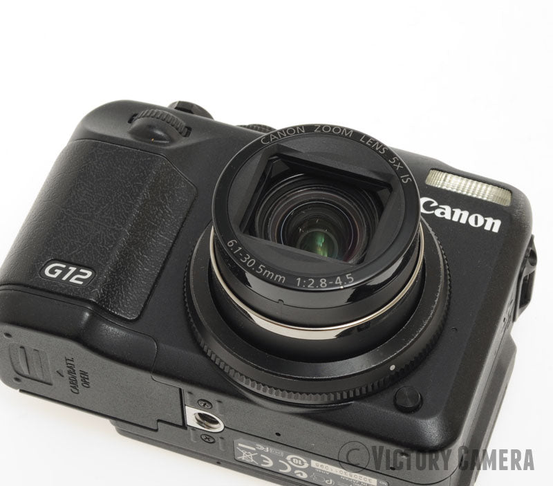 Canon PowerShot G12 10MP Digital Point & Shoot Camera [EXC-] - Victory Camera