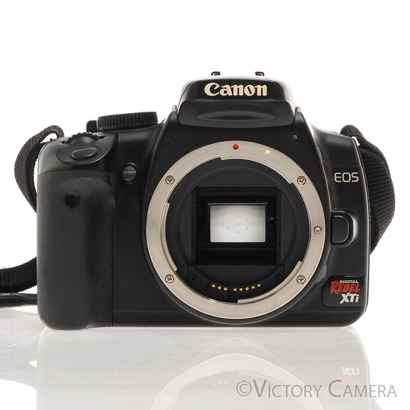 Canon Rebel XTi 10.1MP DSLR Camera Body w/ Charger [EXC] - Victory Camera