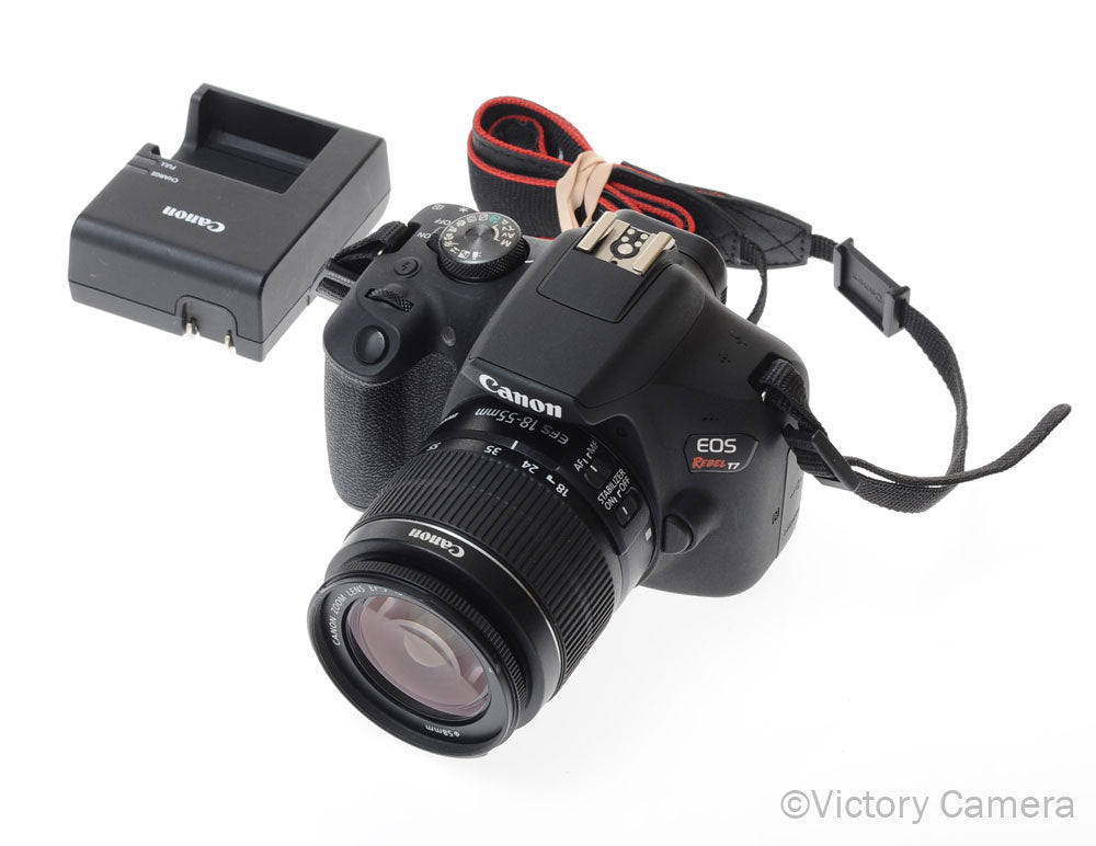 Canon EOS Rebel T7 24.1MP Digital SLR Camera w/ EF-s 18-55mm Len [MINT-] image 2