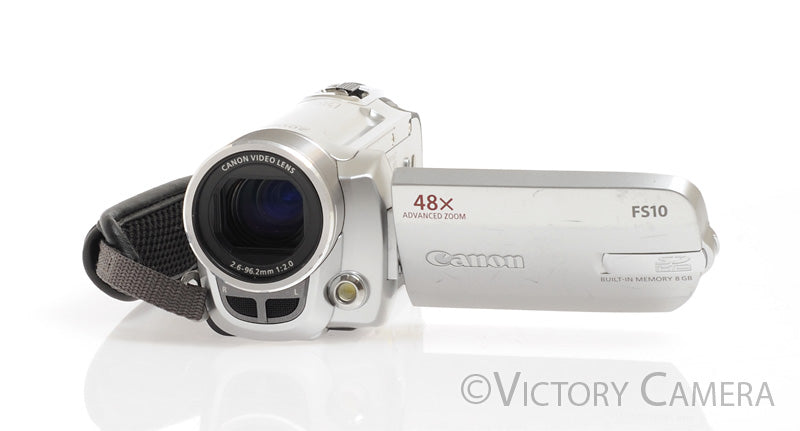 Canon FS10 8gb Built-In-Memory Digital Camcorder - Victory Camera
