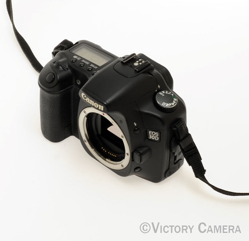Canon EOS 30D 8.2MP Digital SLR Camera Body w/ Charger [EXC+] - Victory Camera