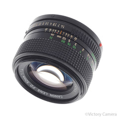 Canon 50mm f1.4 (late model) Fast Prime Lens for FD Mount [EXC-]