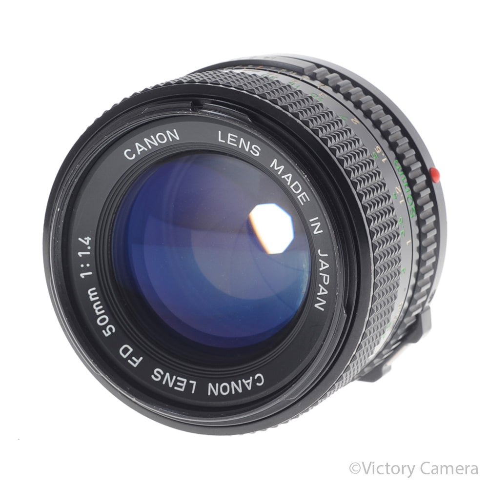 Canon 50mm f1.4 (late model) Fast Prime Lens for FD Mount [EXC-] - Victory Camera