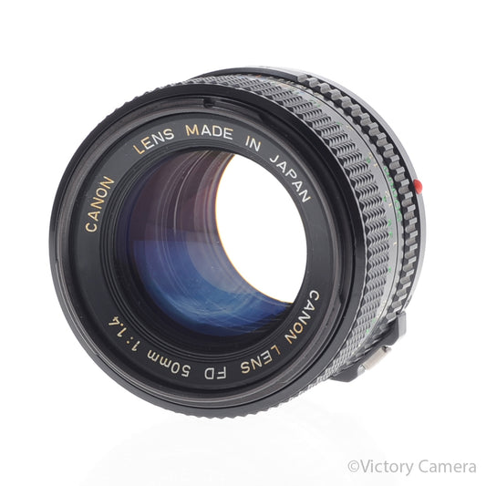 Canon 50mm f1.4 (late model) Fast Prime Lens for FD Mount [EXC-] image 2