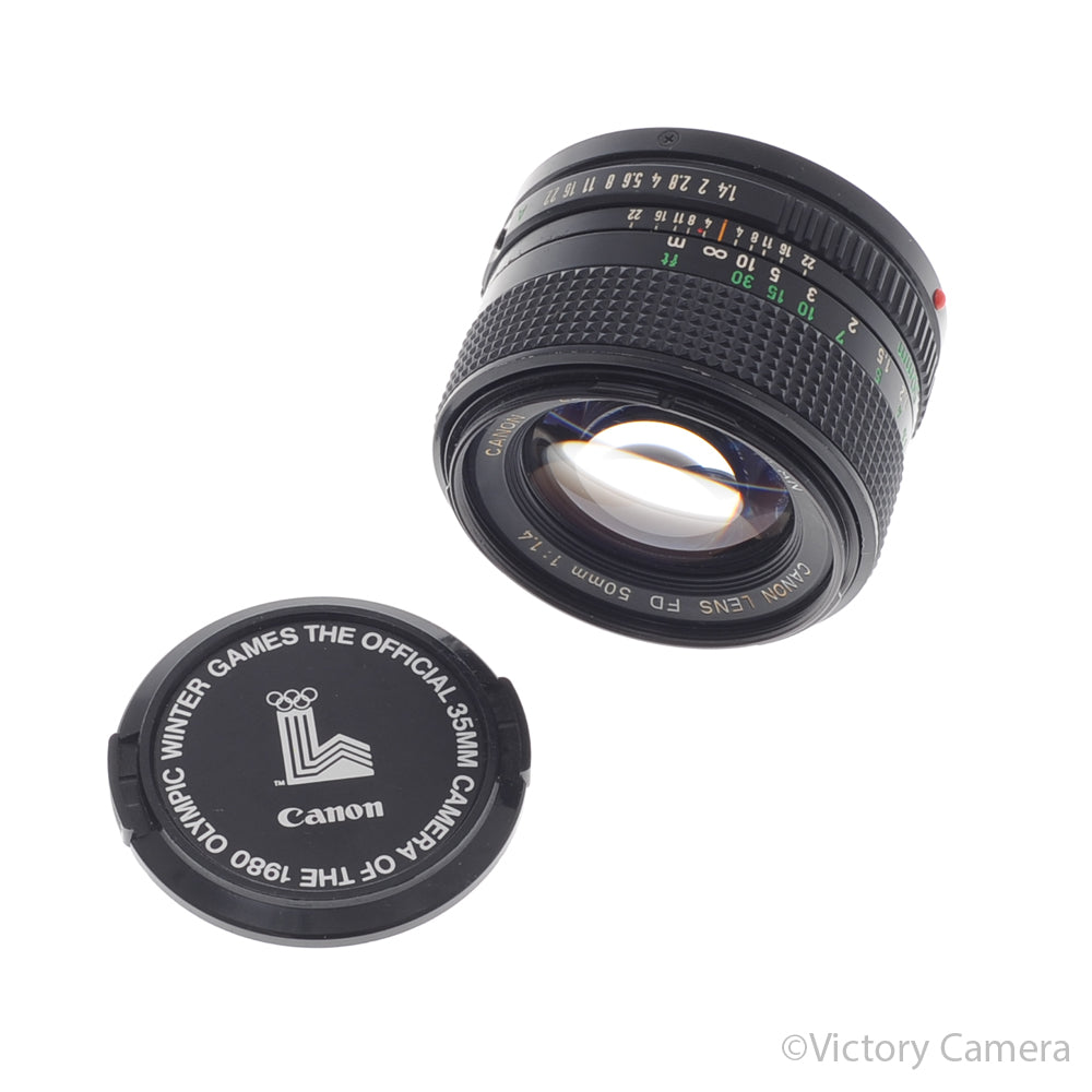 Canon 50mm f1.4 (late model) Fast Prime Lens for FD Mount [EXC-] image 5