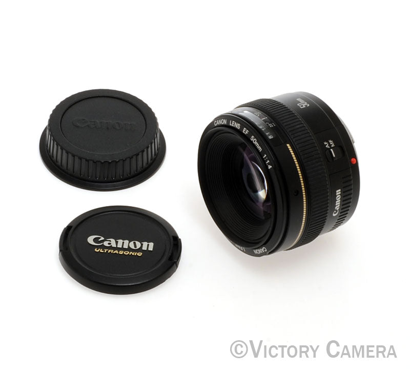 Canon EOS EF 50mm f1.4 USM Autofocus Prime Lens [MINT-] - Victory Camera
