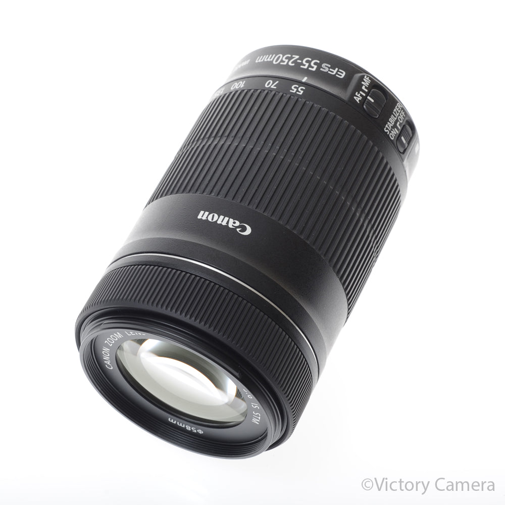 Canon EF-S 55-250mm f4-5.6 IS Telephoto Zoom Lens [EXC] - Victory Camera