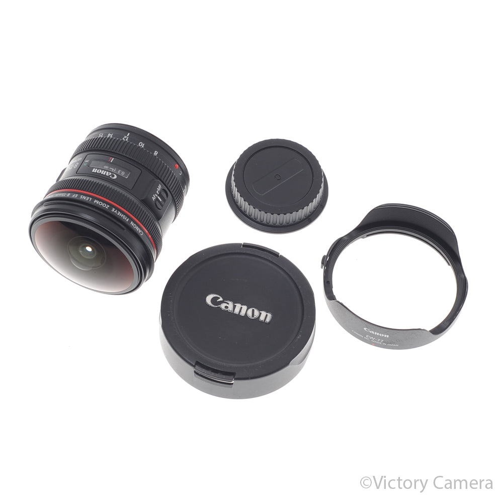 Canon EOS EF 8-15mm f4 L USM Fisheye Zoom Lens [MINT-] image 6