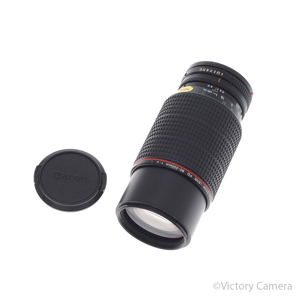 Canon FD 80-200mm f4 L Telephoto Zoom Lens -Bad Aperture- [AS-IS] - Victory Camera