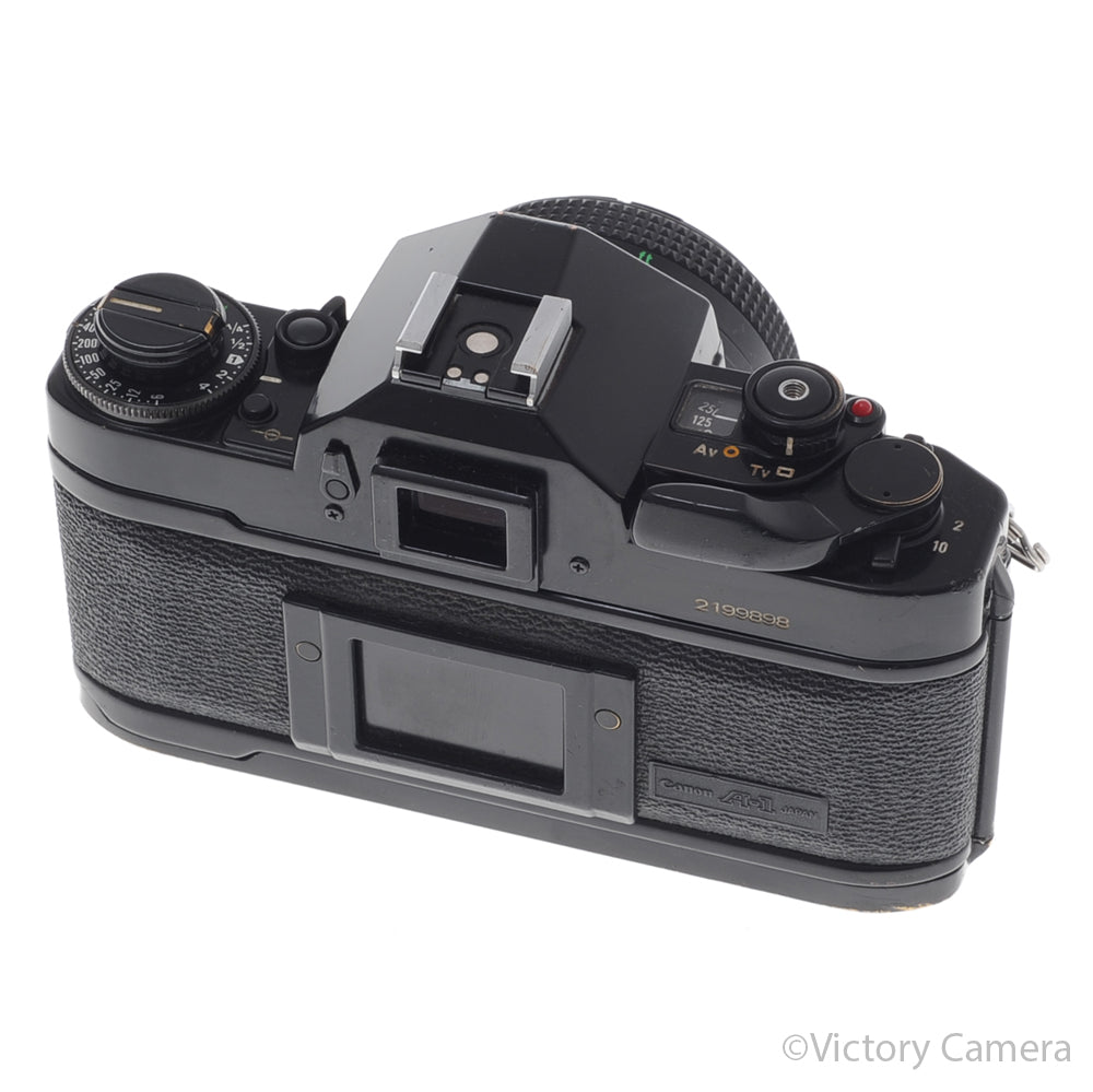 Canon A-1 A1 Black 35mm Film SLR Camera w/ 50mm f1.8 Lens [EXC-] image 3