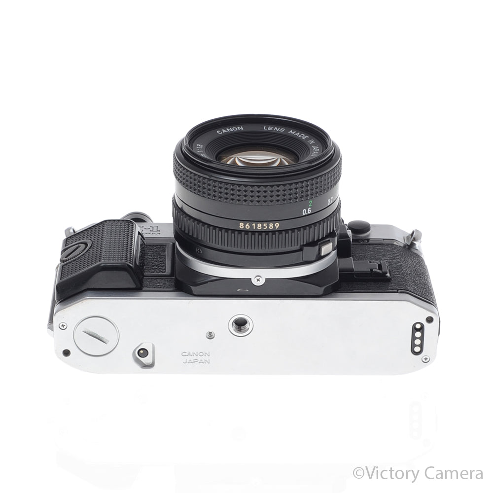 Canon AE-1 Program Chrome 35mm Film SLR Camera 50mm f1.8 Lens [EXC-] image 4