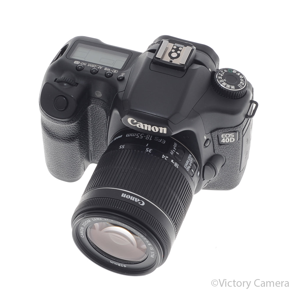 Canon EOS 40D 10.1MP DSLR w/ 18-55mm Zoom Lens [EXC+] image 2
