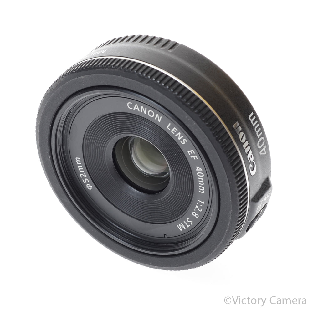 Canon EOS EF 40mm f2.8 STM Pancake Prime Lens [EXC] image 1