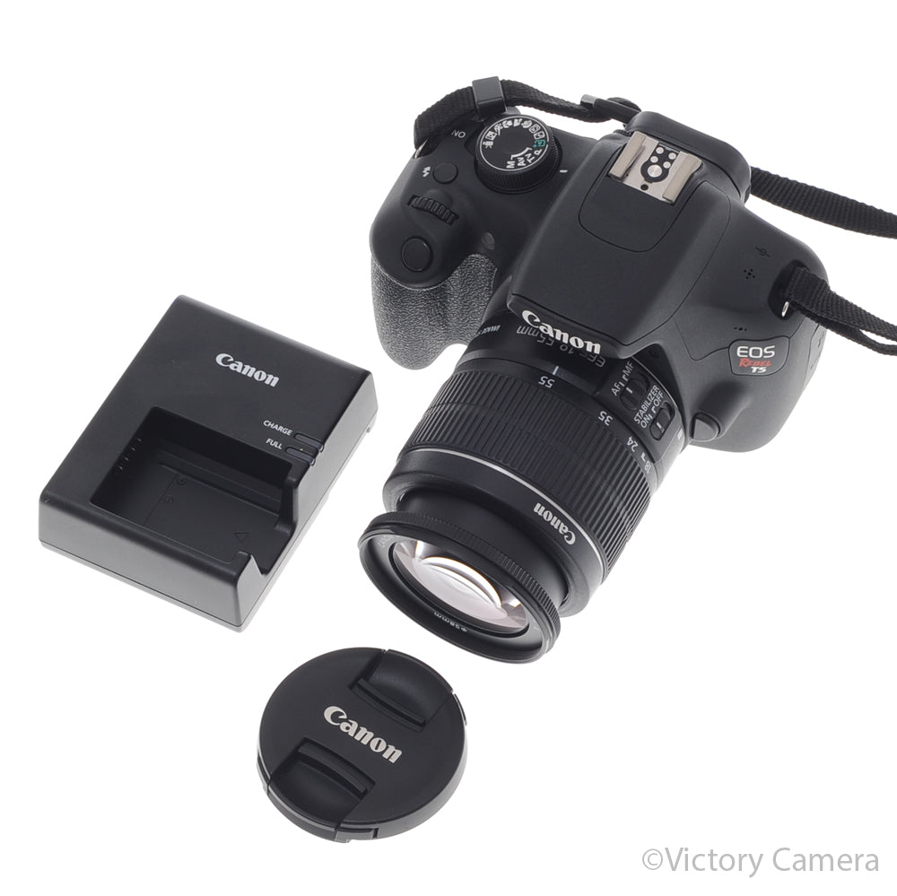 Canon Rebel T5 18MP Digital SLR Camera Body w/ 18-55mm Zoom Lens [EXC+] image 5