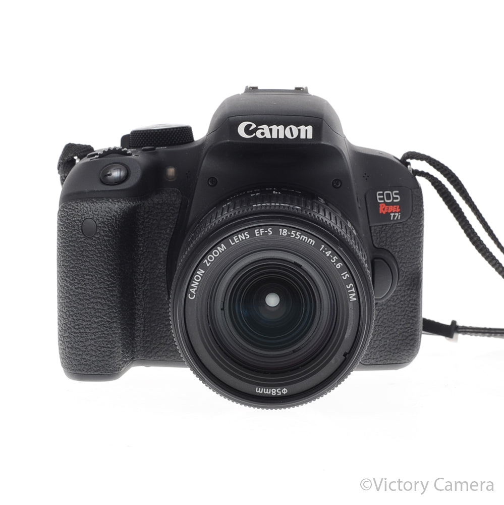 Canon EOS Rebel T7i 24.2MP Digital SLR Camera w/ 18-55mm [EXC+] image 1