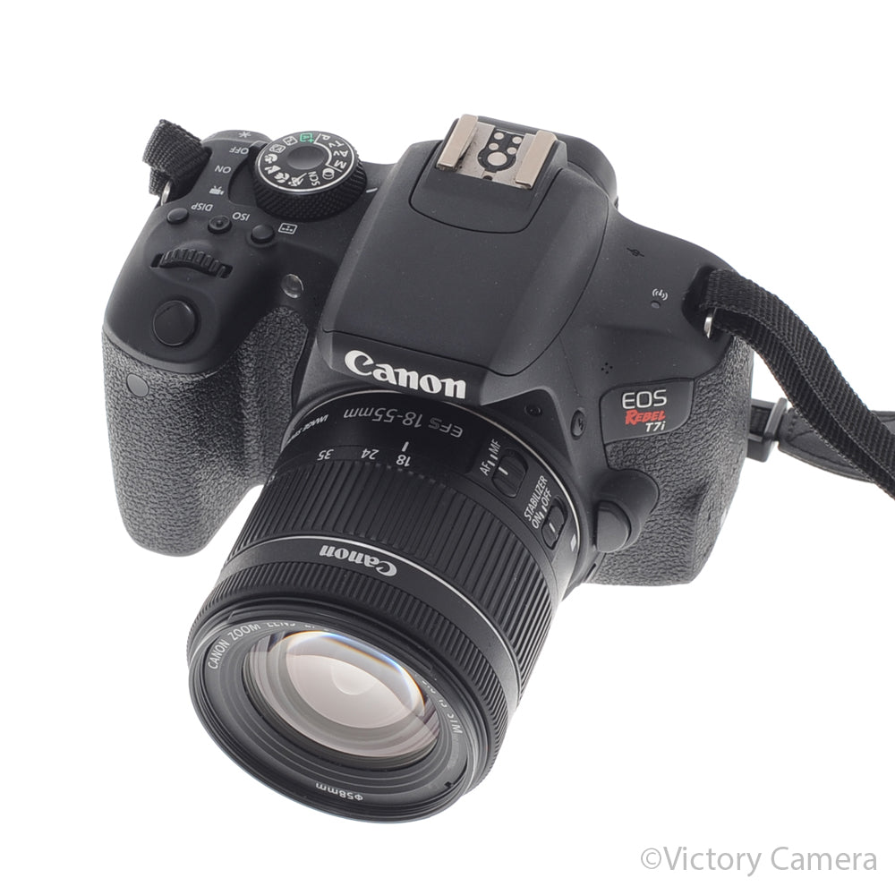 Canon EOS Rebel T7i 24.2MP Digital SLR Camera w/ 18-55mm [EXC+] image 2