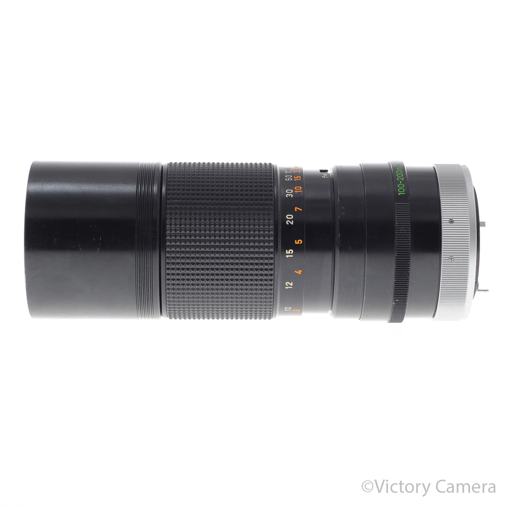 Canon FD 100-200mm f5.6 Manual Focus Telephoto Zoom Lens [EXC-] - Victory Camera