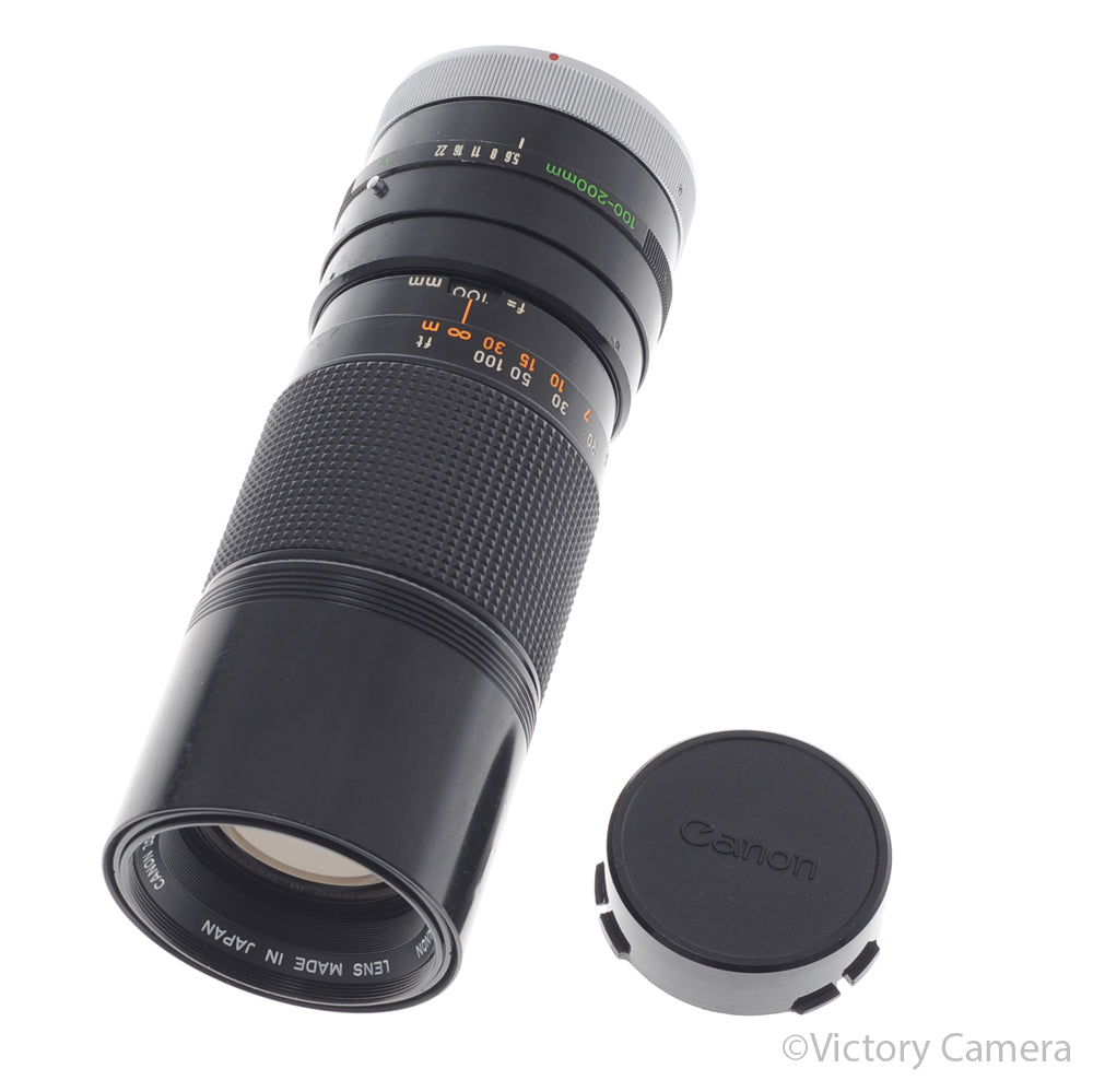 Canon FD 100-200mm f5.6 Manual Focus Telephoto Zoom Lens [EXC-] - Victory Camera