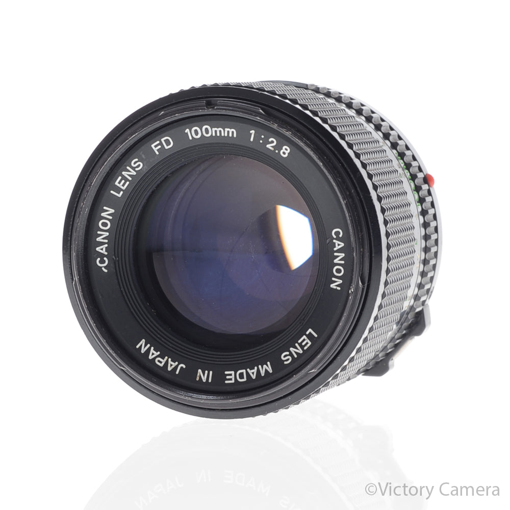 Canon FD 100mm f2.8 (late version) Manual Focus Lens [GOOD] - Victory Camera