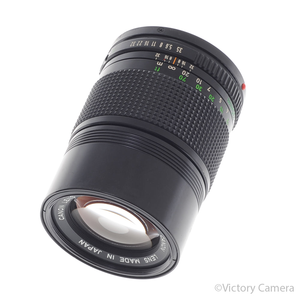 Canon FD 135mm F3.5 (late version) Telephoto Prime Lens [EXC-] - Victory Camera