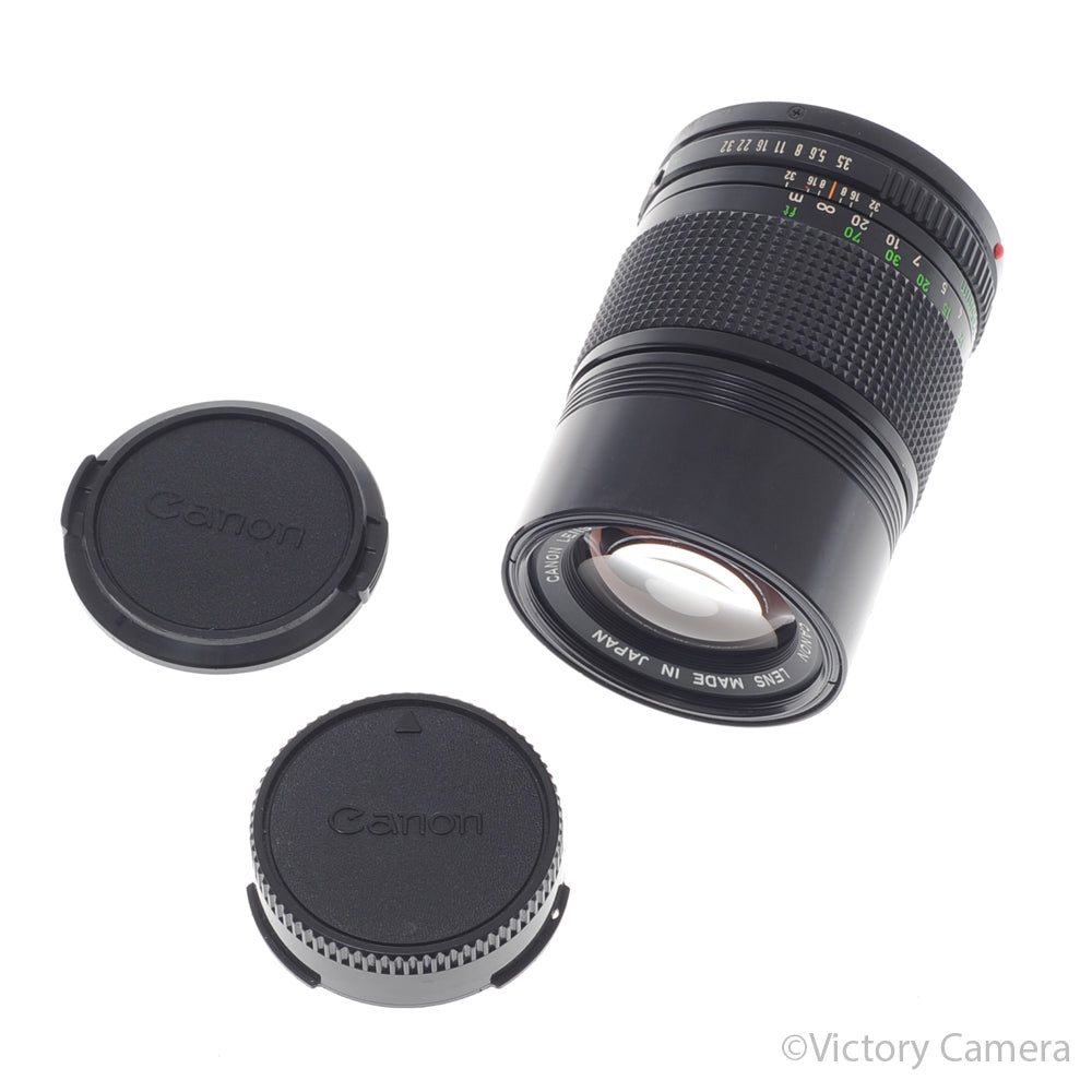 Canon FD 135mm F3.5 (late version) Telephoto Prime Lens [EXC-] - Victory Camera