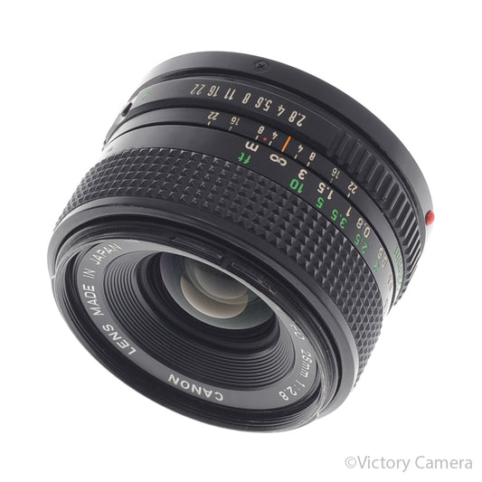Canon FD 28mm f2.8 (late version) Manual Focus Wide Angle Lens [EXC] image 1