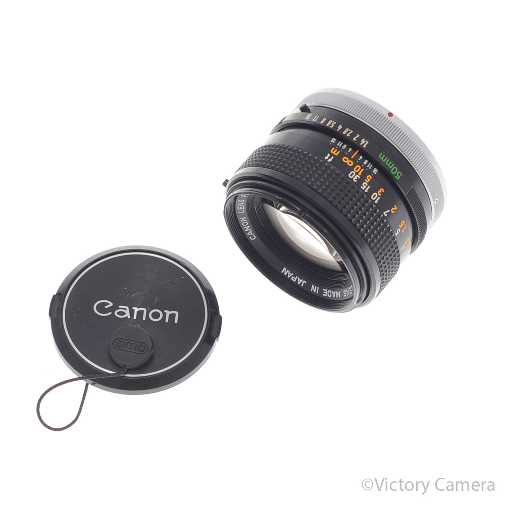 Canon FD 50mm f1.4 S.S.C Fast Prime Lens [EXC-] image 5