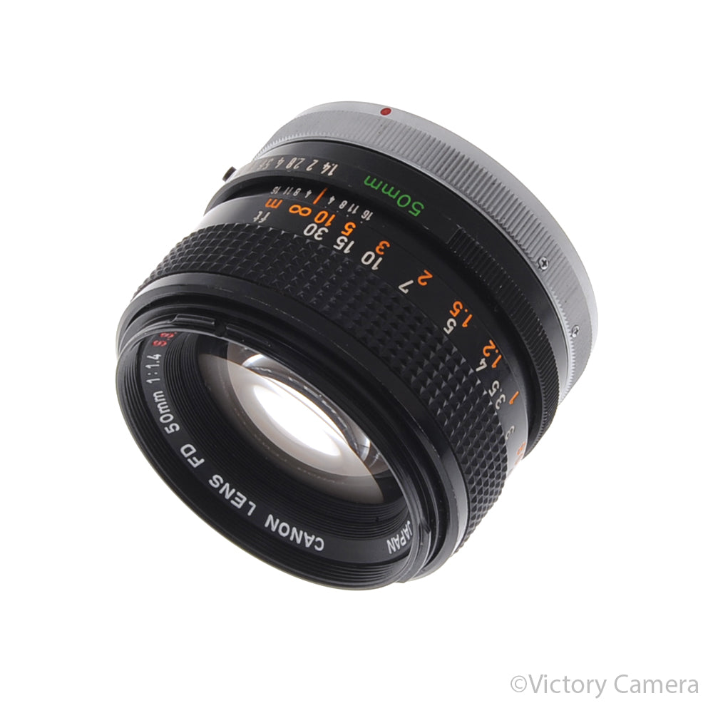 Canon FD 50mm f1.4 S.S.C Fast Prime Lens [EXC] - Victory Camera