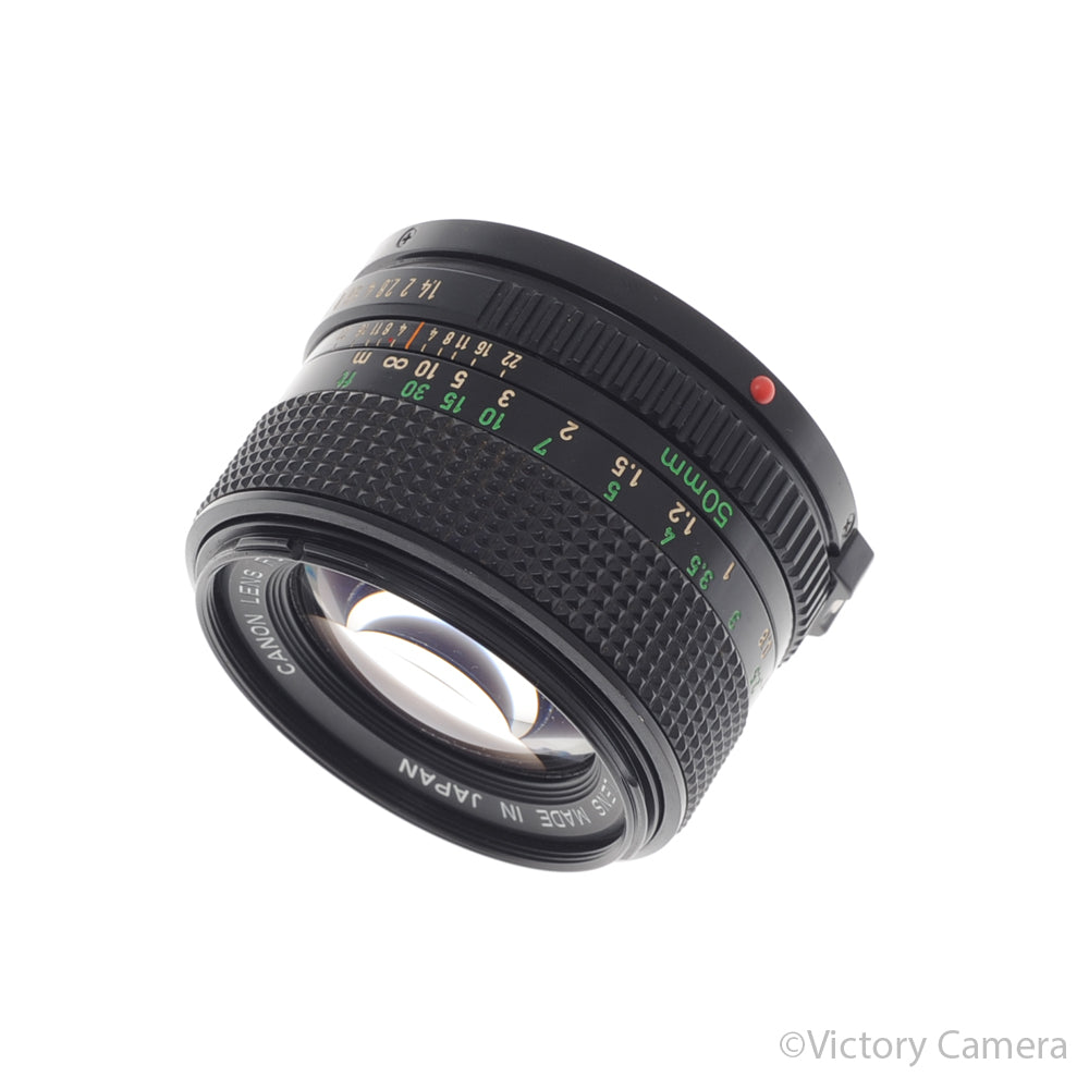 Canon 50mm f1.4 (late model) Fast Prime Lens for FD Mount [EXC] - Victory Camera