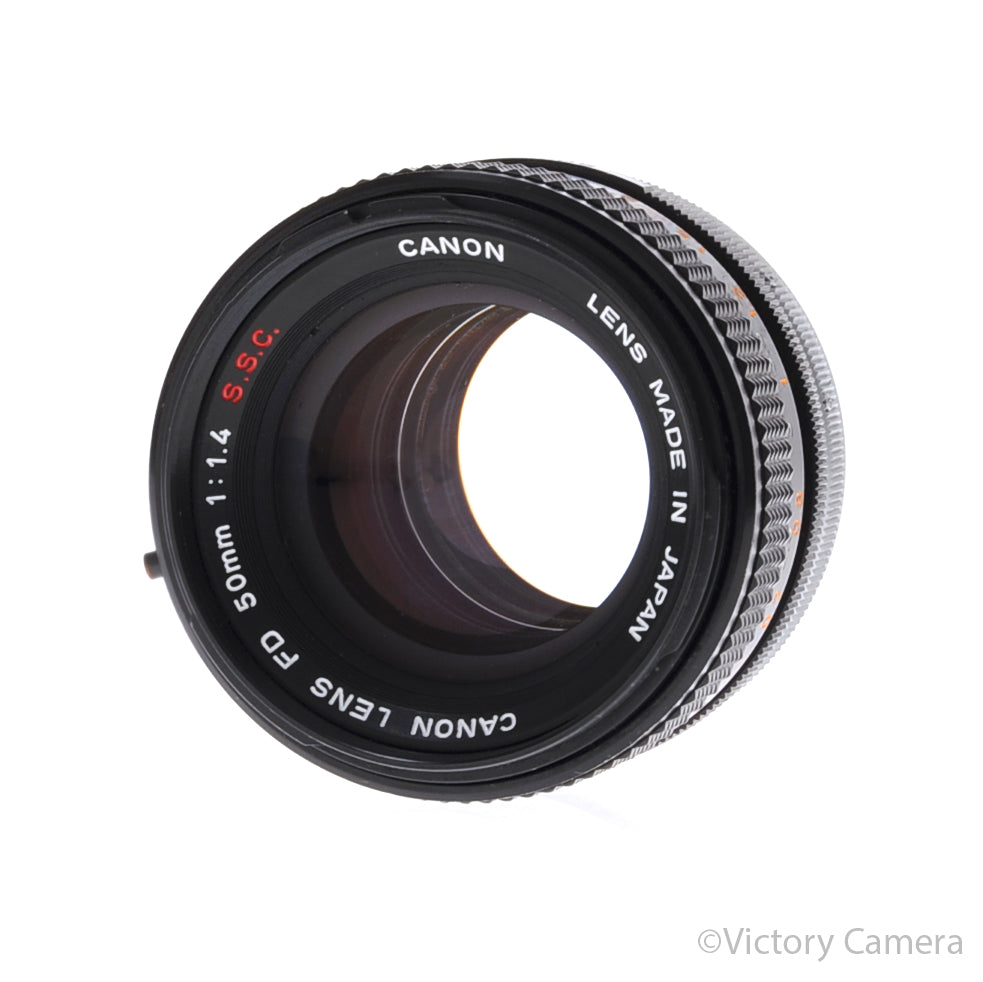 Canon FD 50mm f1.4 S.S.C Fast Prime Lens [EXC] - Victory Camera