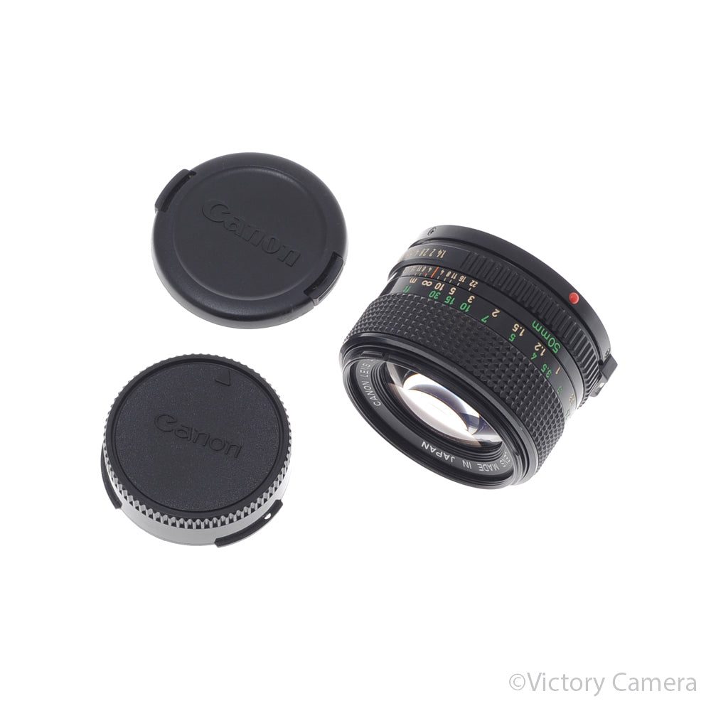 Canon 50mm f1.4 (late model) Fast Prime Lens for FD Mount [EXC] - Victory Camera
