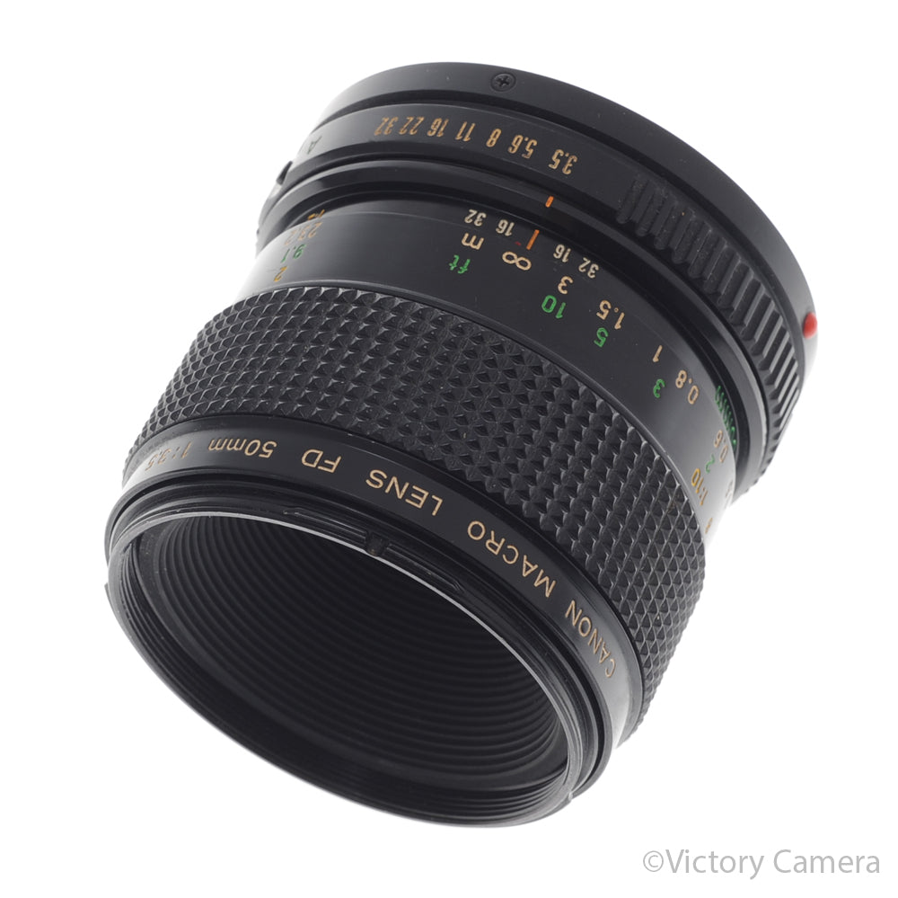 Canon FD 50mm f3.5 (late version) Macro Prime Lens [EXC] image 1