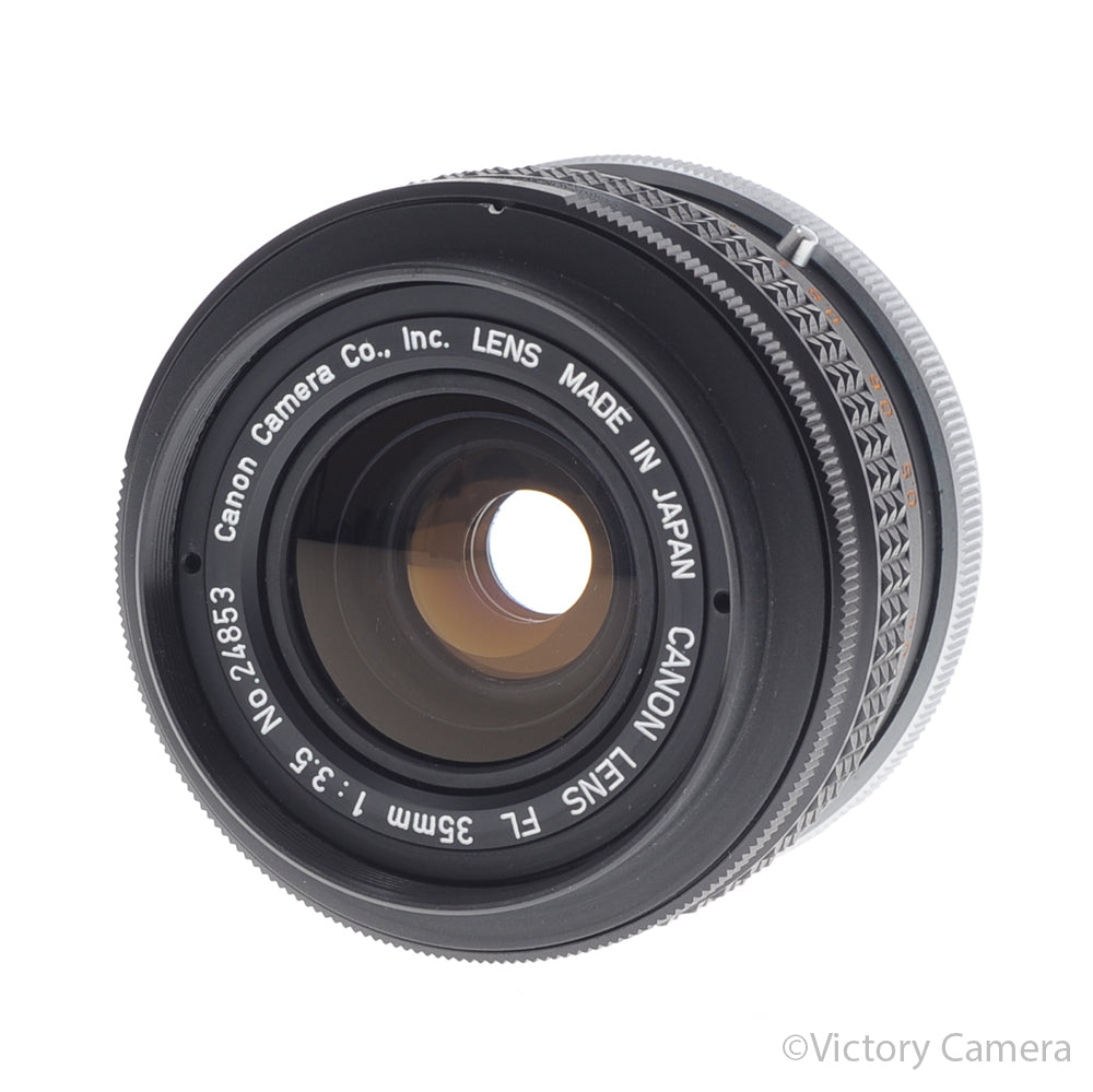 Canon FL 35mm f3.5 Wide Angle Prime Lens for FD Mount [EXC] - Victory Camera