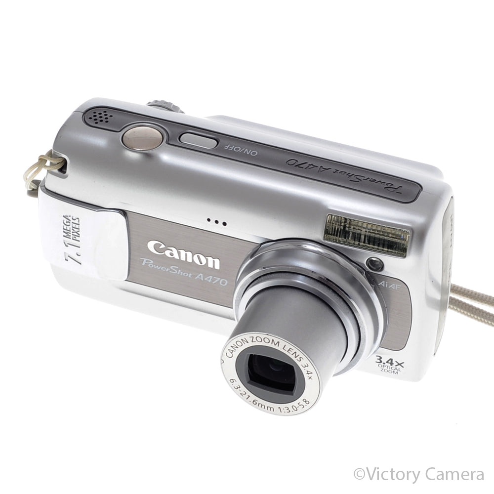 Canon Powershot A470 7.1mp Digital Point & Shoot Camera [EXC+] image 2