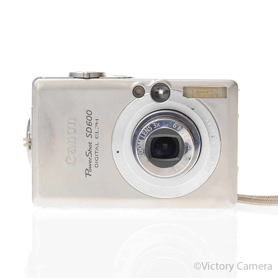 Canon PowerShot SD600 Digital ELPH 6MP Point & Shoot Came [GOOD] - Victory Camera