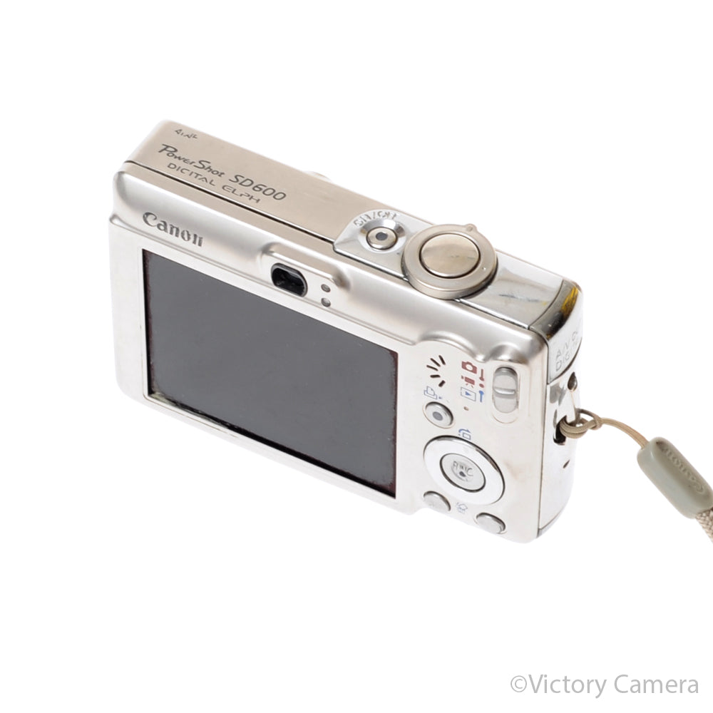 Canon PowerShot SD600 Digital ELPH 6MP Point & Shoot Came [GOOD] image 3