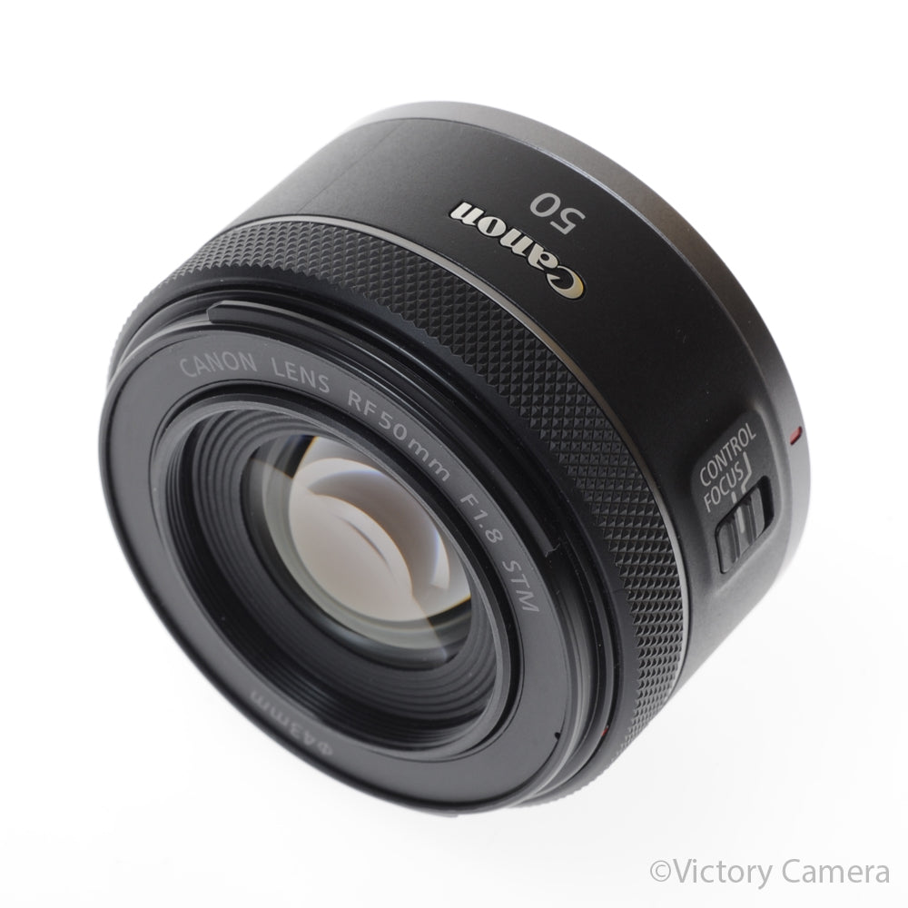 Canon RF 50mm f1.8 STM Portrait Prime Lens [EXC+] image 1