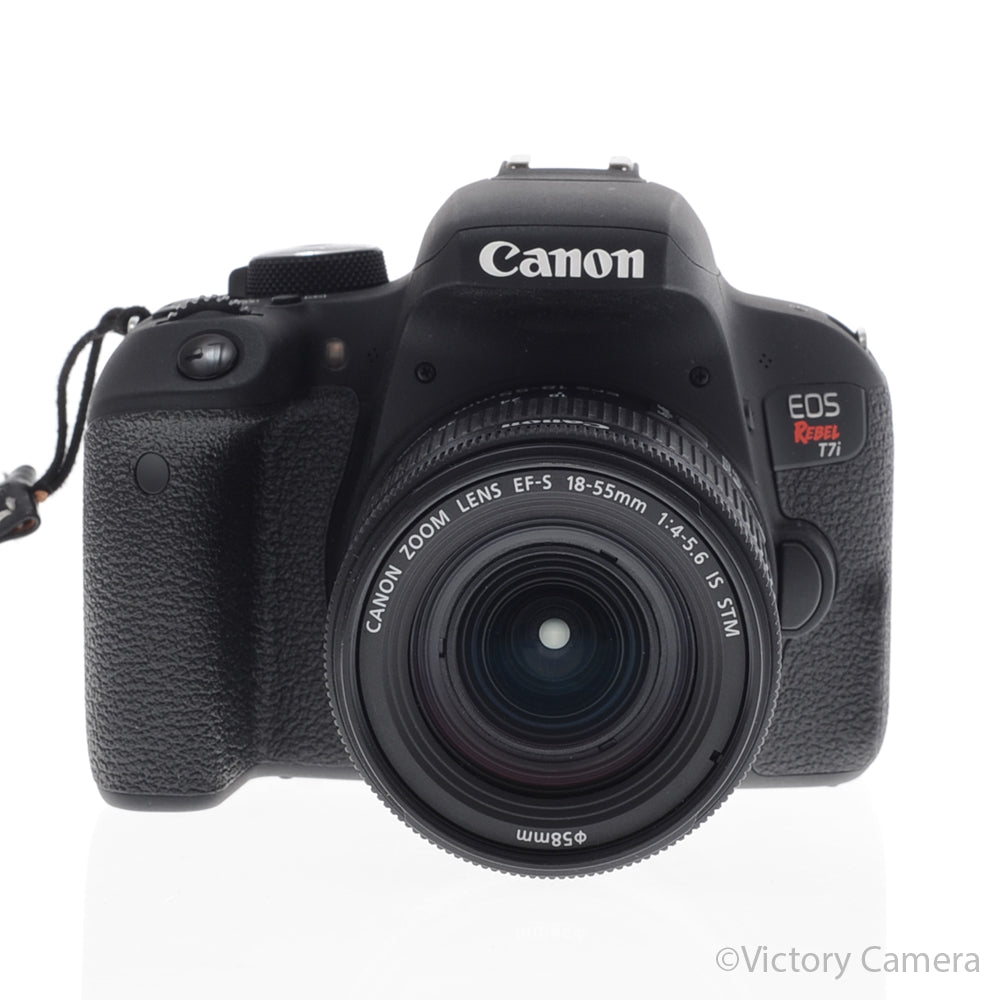 Canon EOS Rebel T7i 24.2MP Digital SLR Camera w/ 18-55mm Zoom Len [EXC+] image 1