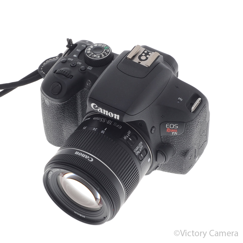 Canon EOS Rebel T7i 24.2MP Digital SLR Camera w/ 18-55mm Zoom Len [EXC+] image 2