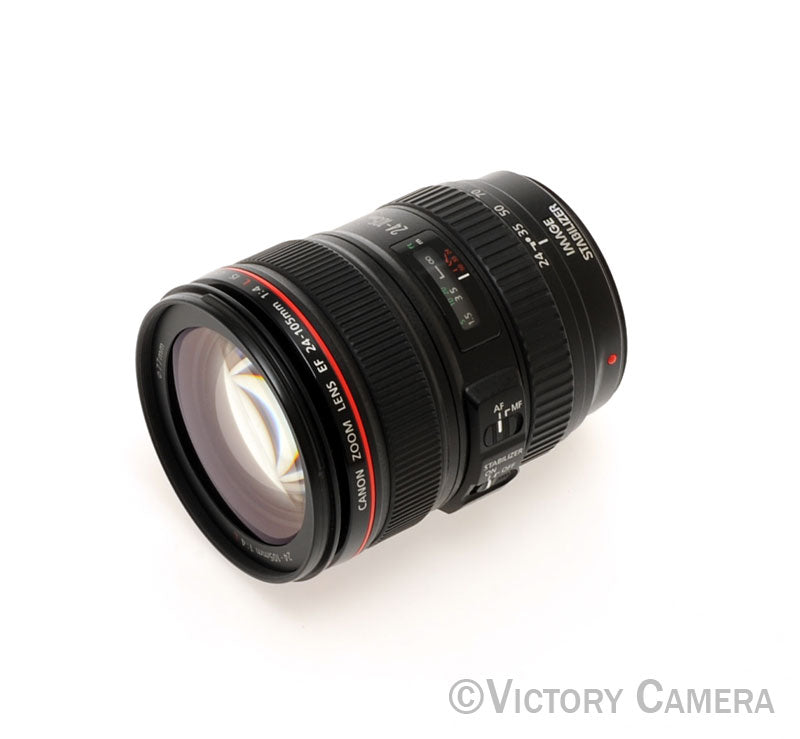 Canon EF EOS 24-105mm f4 L USM Full Frame Zoom Lens w/ Shade [EXC+] - Victory Camera