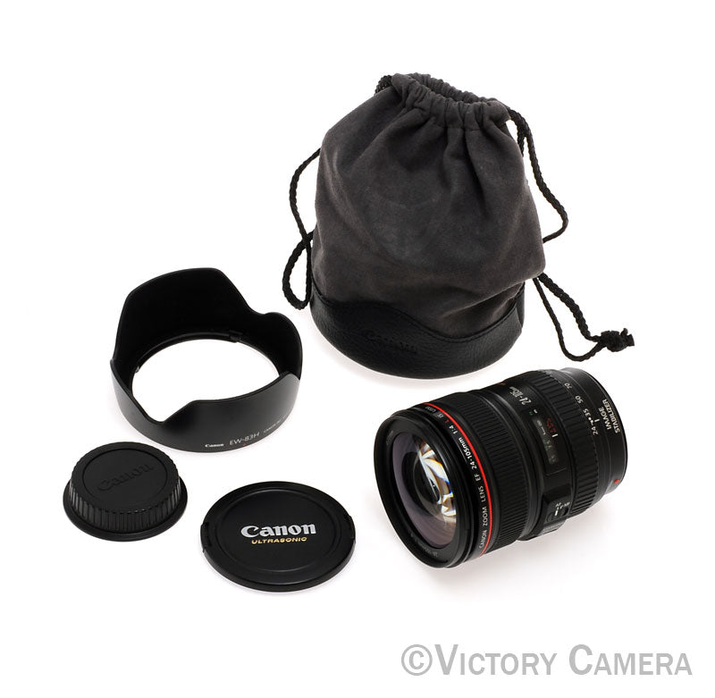 Canon EF EOS 24-105mm f4 L USM Full Frame Zoom Lens w/ Shade [EXC+] - Victory Camera