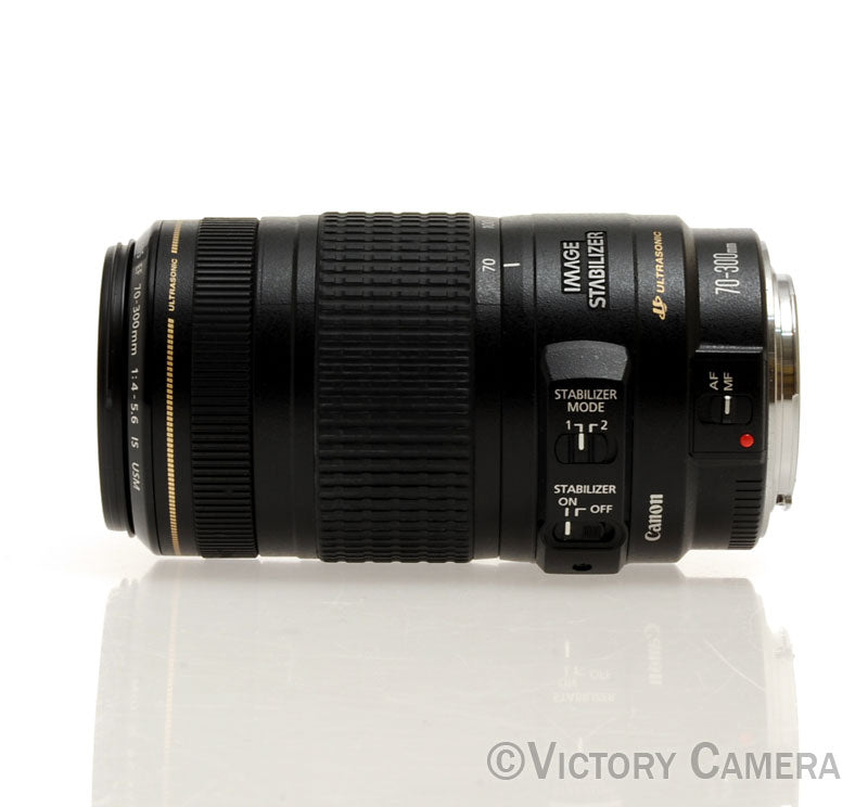 Canon EOS EF 70-300mm f4-5.6 IS USM Telephoto Zoom Lens [EXC+] - Victory Camera