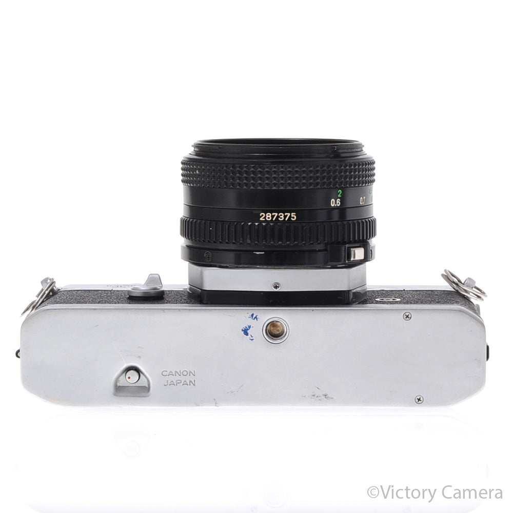 Canon TX Chrome 35mm SLR Camera w/ 50mm f1.8 Lens [EXC] - Victory Camera