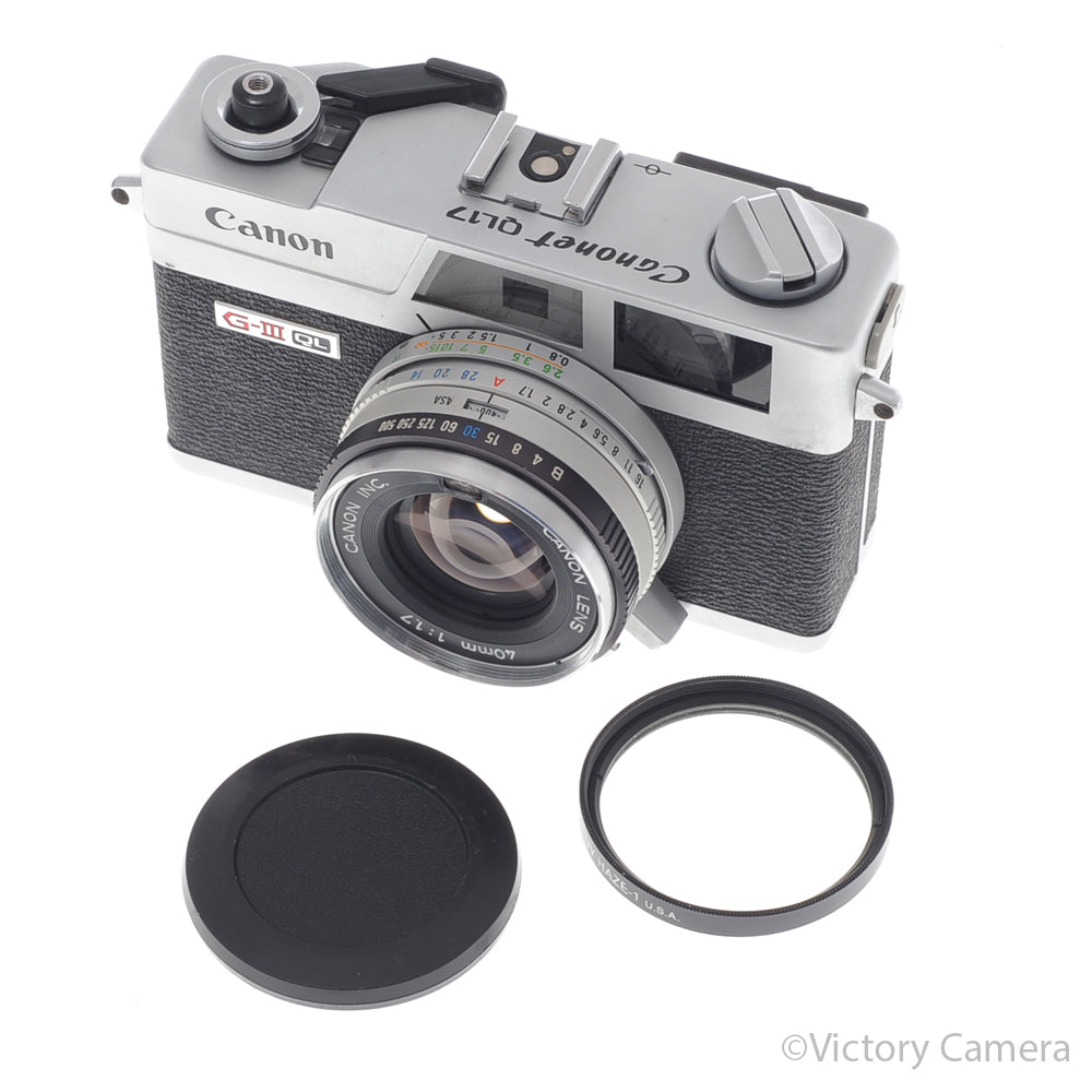 Canon Canonet QL17 QL-17 GIII Rangefinder Camera w/ 40mm f1.7 Lens [EXC] image 5