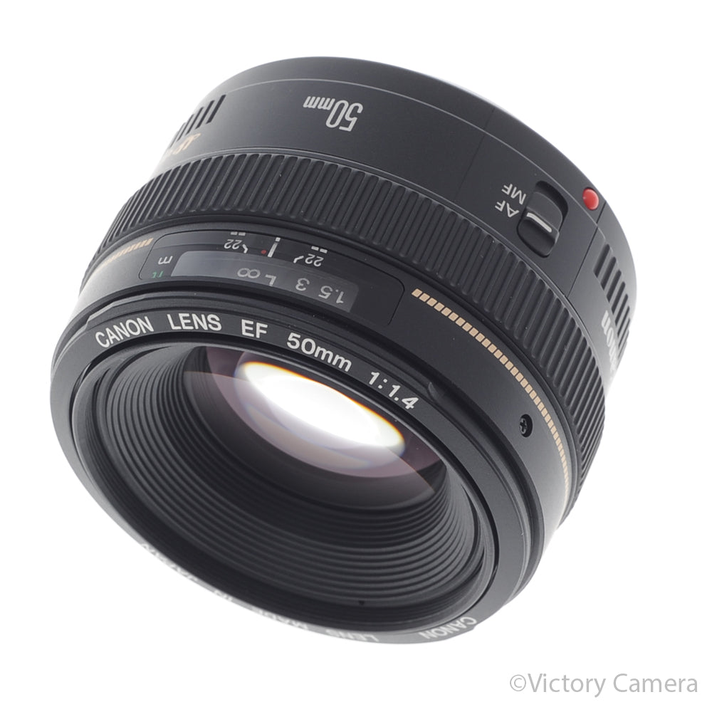 Canon EOS EF 50mm f1.4 USM Autofocus Prime Lens [EXC+] - Victory Camera